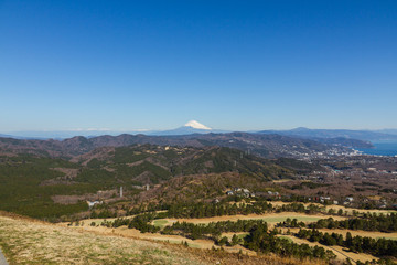 Obraz premium 大室山からの富士山