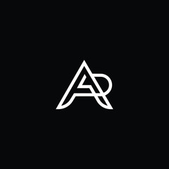  Professional Innovative Initial AP logo and PA logo. Letter AP PA Minimal elegant Monogram. Premium Business Artistic Alphabet symbol and sign