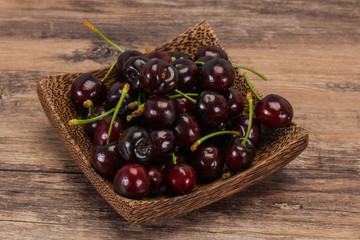 Ripe sweet tasty cherry  berry