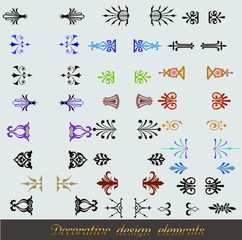 Best Vintage Design EPS cliparts collection 30