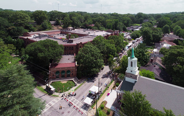 Virginia Highlands Festival,  Atlanta, GA - Aerial Views