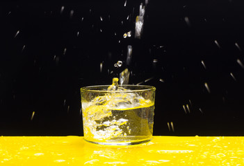 fill a glass of water