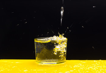 fill a glass of water