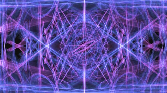 Calming blue and pink moving patterns in fractal style, meditation picture, spiritual healing, esoteric movie, antistress ornament, fullHD video