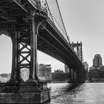 View Of Suspension Bridge In City © dave curtis/EyeEm