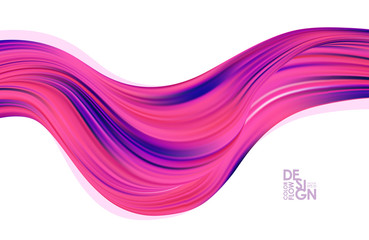 Modern colorful flow background. Abstract wave liquid shape.