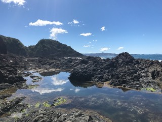 Obraz premium Mermaid Pools, Neuseeland
