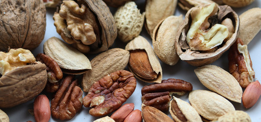 nut mix close up