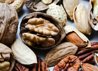 nut mix close up