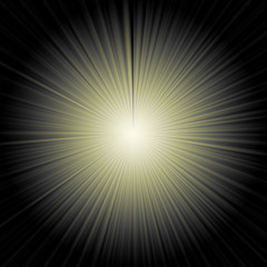 Light emitted from the center. Light explosion. Light of the sun. Glow of light.
背景：集中線 光 爆発 放射 抽象的