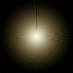 Light emitted from the center. Light explosion. Light of the sun. Glow of light.
背景：集中線 光 爆発 放射 抽象的