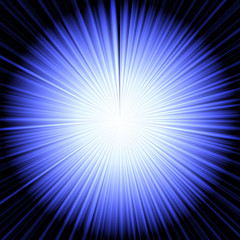 Light emitted from the center. Light explosion. Light of the sun. Glow of light.
背景：集中線 光 爆発 放射 抽象的