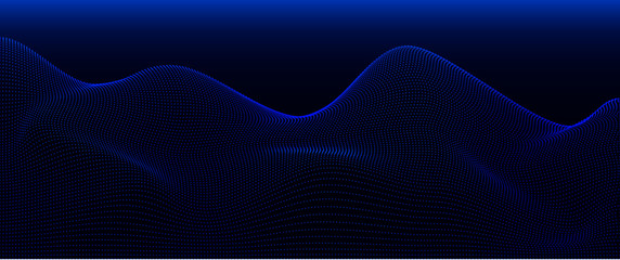 abstract technology particles mesh background