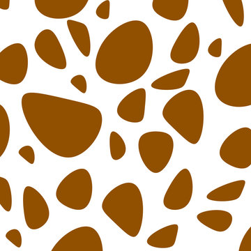 Giraffe skin  vector pattern , design illustration