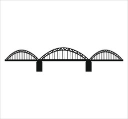Hohenzollern Bridge in Cologne city in Germany. Illustration for web and mobile design.