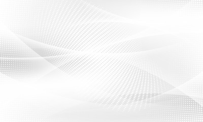 Abstract grey background poster with dynamic waves. technology network Vector illustration.