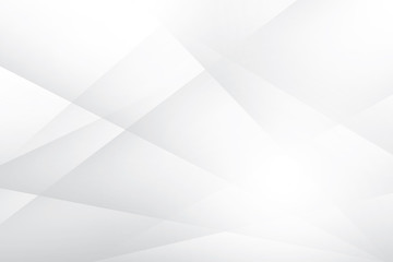 Fototapeta premium Abstract geometric white and gray color background. Vector, illustration.