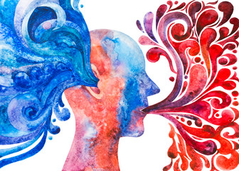 Disegno grafico karaoke. Ascoltare musica, cantare canzone. Sfondo bianco. 