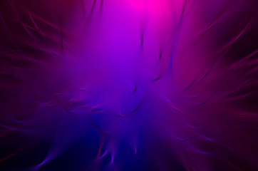 Blurred abstract pink and blue bokeh lights. Fiber optic defocused background.