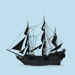 Ship Vector Illustration