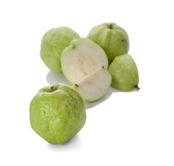 Guava fruit an Isolated on white background