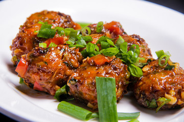 Veg Manchurian Dry Indian Starter 