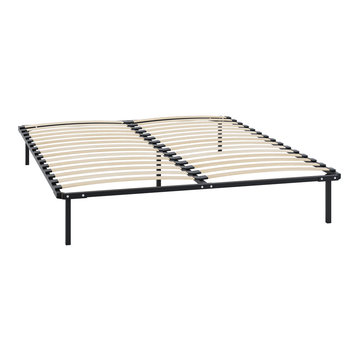Orthopedic bed base on a white background. 3D rendering.