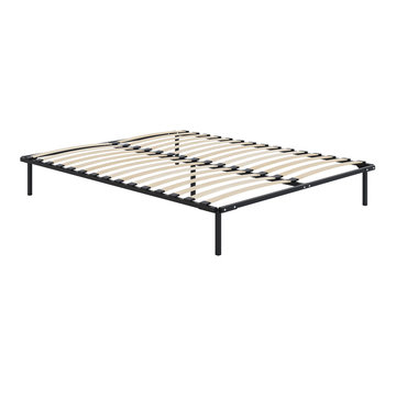 Orthopedic bed base on a white background. 3D rendering.