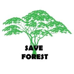tree Poster World Forest Day print nature 21 march