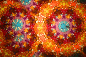 multicolor kaleidoscope texture