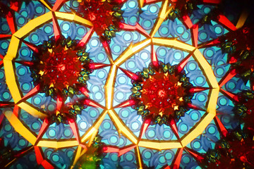 multicolor kaleidoscope texture