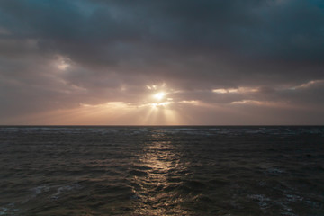 Meer Sonne Wolken