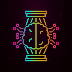 Medical technology, hologram nolan icon Simple thin line, outline vector of Medical techology icons for ui and ux, website or mobile application