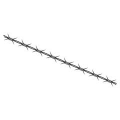 barbed wire vector illustration design