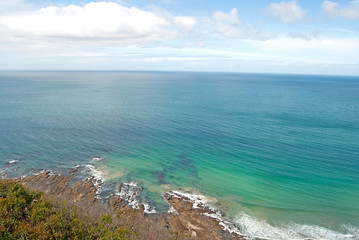 View on the coastline at the Great Ocean Road, Victoria, Australia