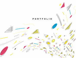 Abstract colorful pattern design and background. Use for modern design, cover, poster, template, brochure, decorated, flyer, banner.