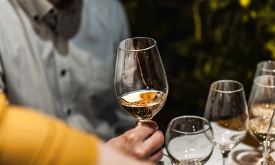 glass of wine