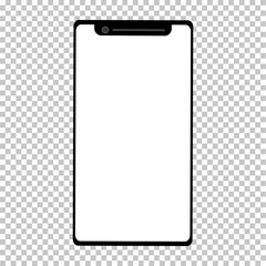 Maquette smartphone blanc