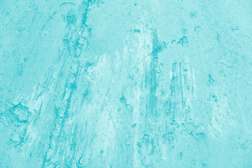 Old rusty texture wall background, aquamarine turquoise toned