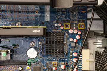 PC workstation inside