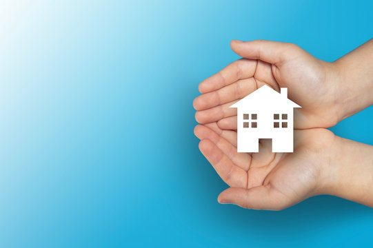 mani, palmi, casetta, casa, immobiliare