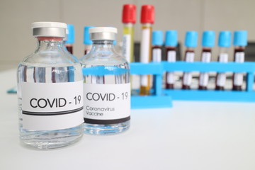 vaccine sample of covid-19 or corona virus