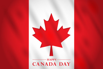 Vector illustration : Canada day design