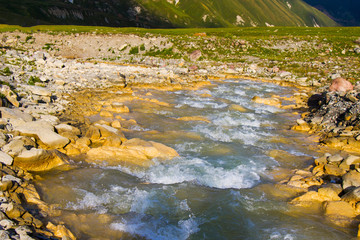 Mountain river landscape