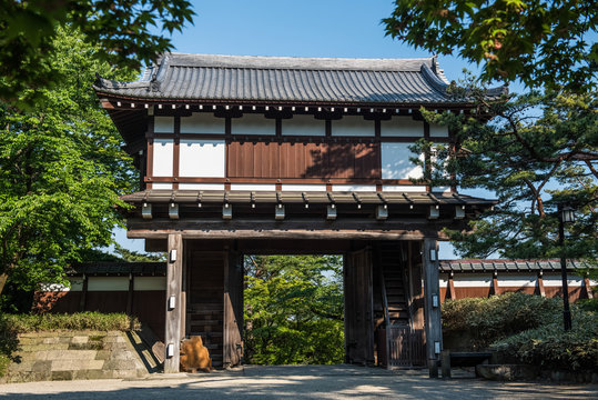 Senshu Park and Kubota Castle Main Gate,  Akita, Japan