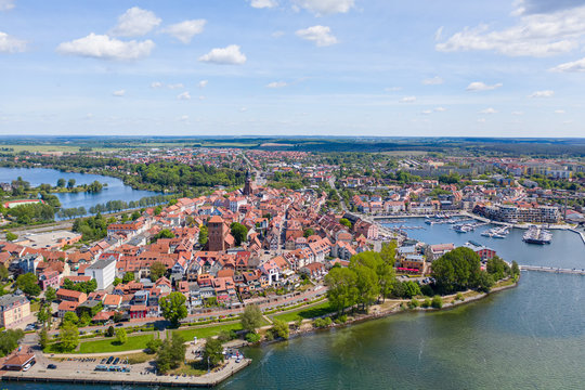 Aussicht auf die Stadt Waren an der M&uuml;ritz