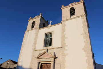 Fototapeta premium Iglesia de Montijo, ciudad portuguesa perteneciente al Distrito de Setúbal