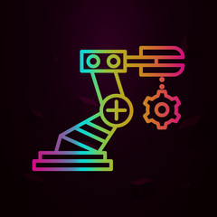 assembly, hand nolan icon Simple thin line, outline vector of Robotics engineering icons for ui and ux, website or mobile application