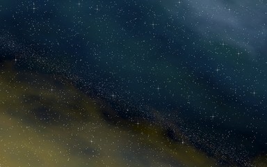 Obraz premium Colorful and beautiful space background. Outer space. Starry outer space texture. 3D illustration