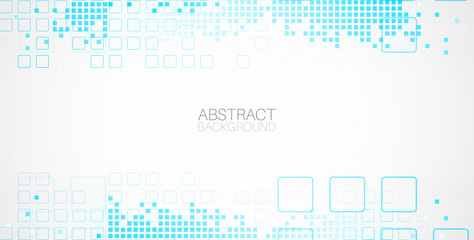 Abstract background with squares. Structure pattern technology backdrop. Vector